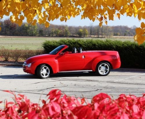 Ssr red convertible 23,273 miles one owner we finance 6 disc changer leather
