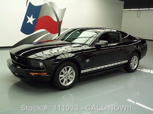 2009 ford mustang v6 deluxe automatic rear spoiler 82k! texas direct auto