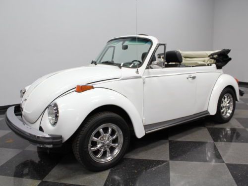 Super beetle convertible, clean inside and out, tastefully upgraded/ restored