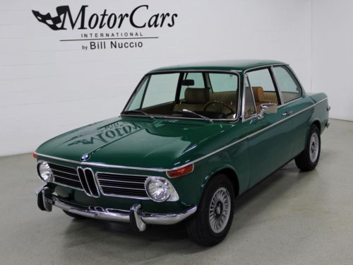 1969 bmw 2002 - green /tan - great driver quality!  paint &amp; interior look great!