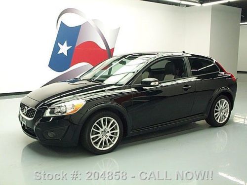 2011 volvo c30 t5 hatchback sunroof two-tone seats 45k texas direct auto