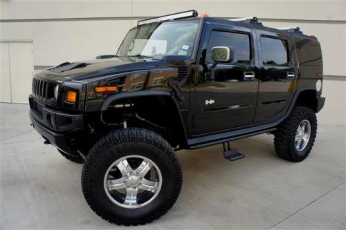 Rare custom lifted hummer h2 4wd only 63k miles rear view camera heated seats