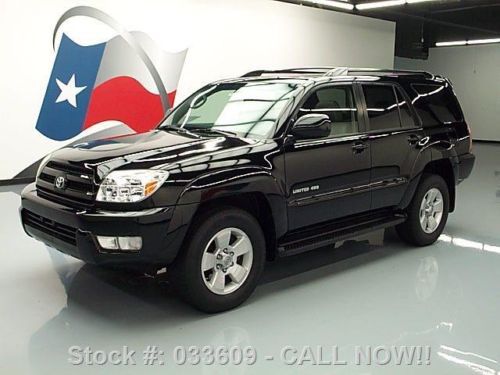 2005 toyota 4runner limited 4wd htd leather sunroof 64k texas direct auto