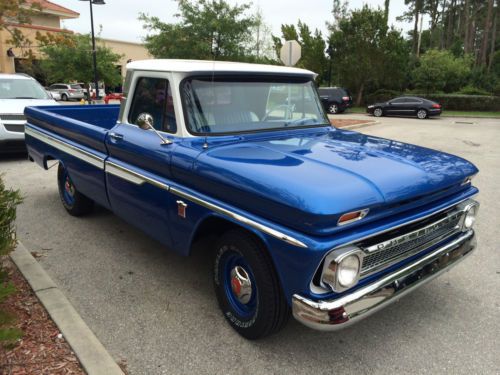 1964 chevrolet pick up, blue, classic, c10