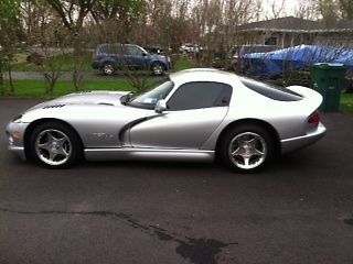 Dodge viper gts, silver, low miles, very clean, excellent condition