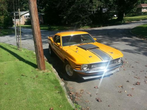 1970 ford mustang mach 1, two owner car, build engine, sounds runs, looks great
