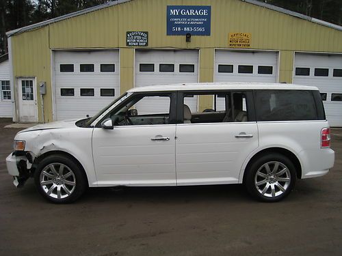 2009 ford flex limited awd 4x4 v6 suv clear title low miles repairable project