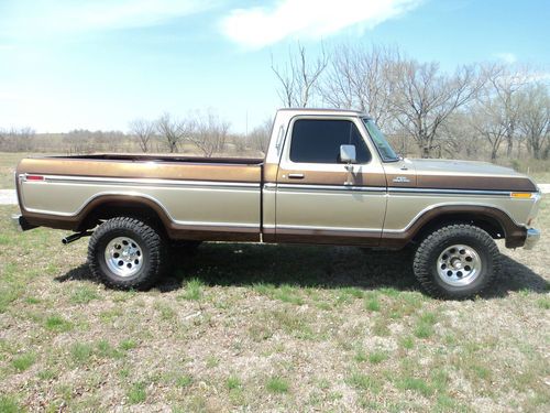 1979 ford f150 4x4, excellent shape, new wheels and tires, 94k original miles
