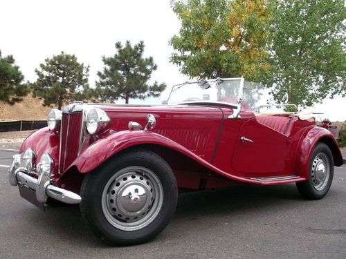 1953 mg td red - restored from frame up
