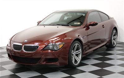 Indianapolis red coupe 07 m6 smg paddle shifters super low miles comfort access