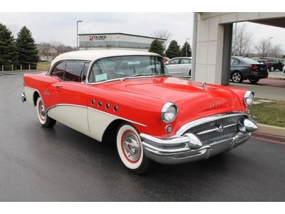 1955 buick century restored - v8 w/16k miles! candy stripe paint &amp; interior!