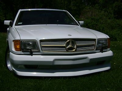 Amg style lorinser 560 sec wide body miami vice white with 24k gold electroplate