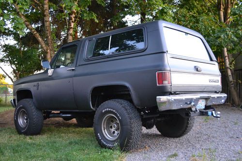 1984 chevrolet k5 blazer custom 6.2l diesel stealth black clean