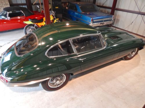 1967 jaguar xke early series 1 4 speed british racing green 1 owner #&#039;s matching