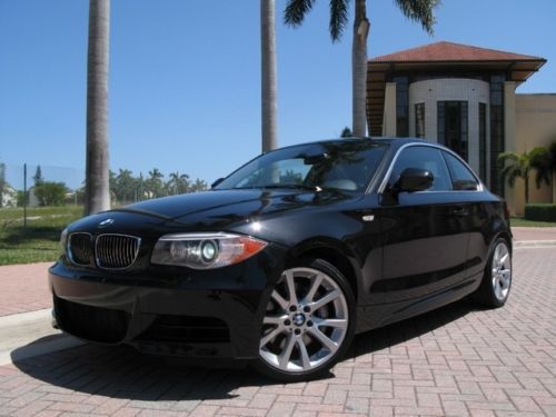 2012 bmw 135i coupe navigation comfort access 6 speed 1 owner fl clean carfax