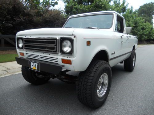 1978 international scout terra, rare diesel,only 96,684 actual miles,4x4,solid!
