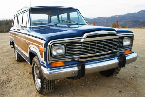 1979 jeep wagoneer limited ultra rare ensign blue special order grand wagoneer
