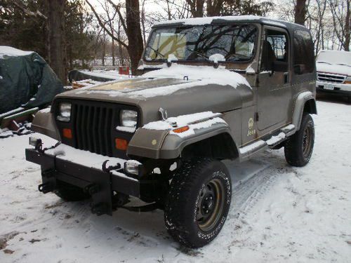 1991 jeep wrangler sahara sport utility 2-door 4.0l