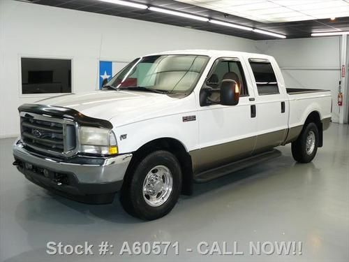 2004 ford f250 lariat crew v10 6pass leather tow 77k mi texas direct auto