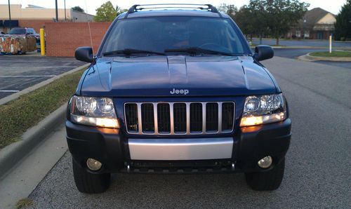 2004 jeep grand cherokee laredo freedom edition  clean carfax  midnight  blue