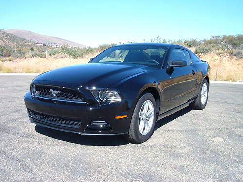 2013 ford mustang v6 coupe- automatic - only 7500 miles-mint condition