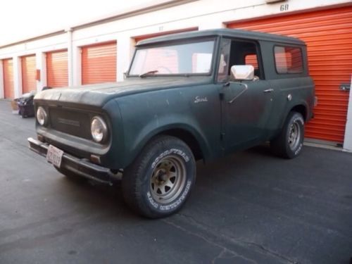 Rare right hand drive scout 800