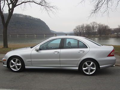 C230 sport automatic clean carfax smoke free garage kept new tires and brakes