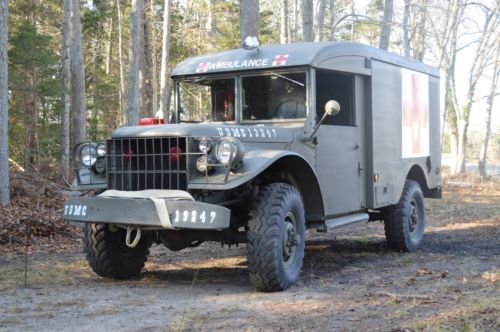 1965 dodge m43b1 power wagon marine core ambulance m43 series military 4x4 6 cyl