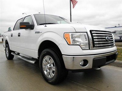 White truck clean title finance one owner super crew cab air auto power ac