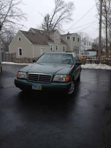 1993 mercedes 500sel green previously owned by randy travis less than 75k miles