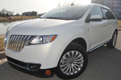2013 lincoln mkx fwd, leather/navi/camera/heated&amp;cod seats/rebuilt/no reserve