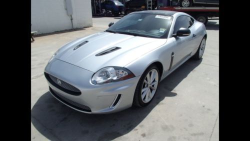 Jaguar xkr 5.0 510hp silver two door coupe supercharged