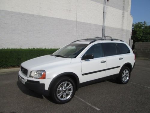 04 volvo 4x4 third row seating leather moonroof heated seats white