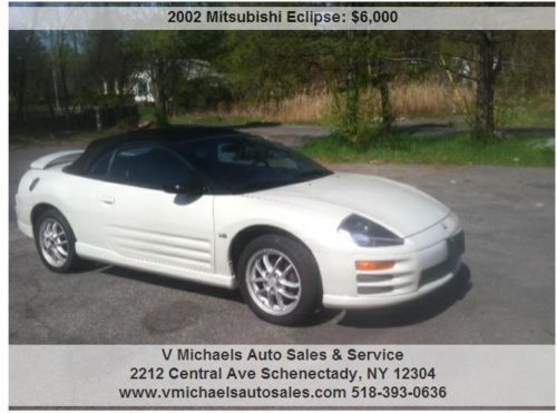 2002 mitsubishi eclipse spyder gt convertible 2-door 3.0l