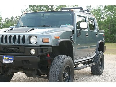 2005 hummer h2 sut with 6 inch fab tech lift, leather, automatic, 72k miles