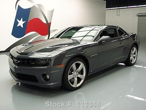 2010 chevy camaro 2ss rs 6-spd htd leather 20's 53k mi texas direct auto