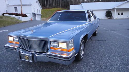1988 cadillac brougham deelegance fleetwood leather - all power options 81k