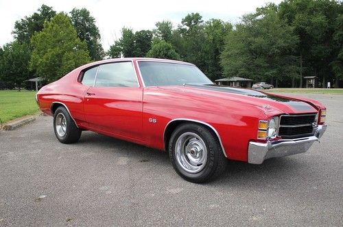 Beautiful red 71' chevelle ss  350 *barn find*