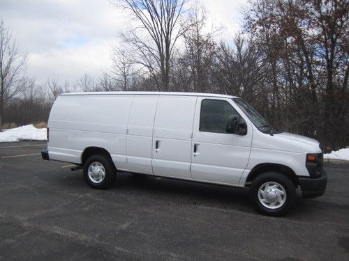 2008 ford e-350 extended cargo van xlt all power options 1-ton very clean nice!
