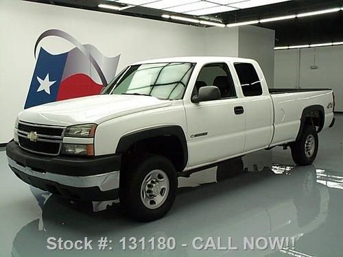 2007 chevy silverado 2500 extended cab 4x4 long bed 63k texas direct auto