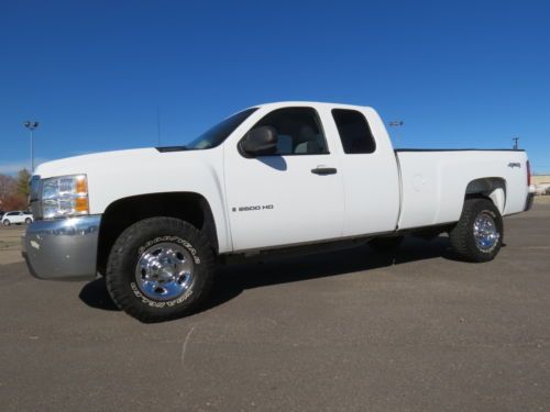 2007 chevrolet silverado 2500 extended cab new body style 4x4 8ft 1 owner fleet