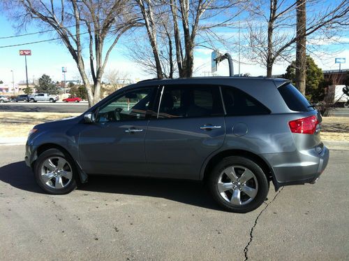 2008 acura mdx technology, charcoal with black interior