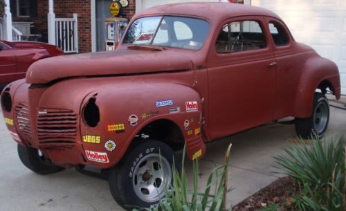 Plymouth coupe, rolling chassis, hot rod, gasser, rat rod