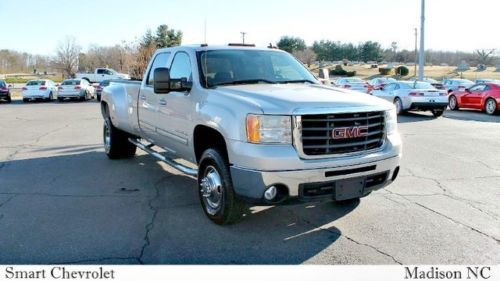Chevy crew can dually gmc 3500 duramax diesel 4x4 leather heated seats clean