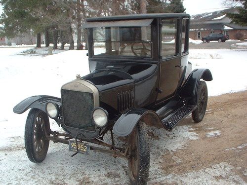 1926 ford model t coupe - all original survivor. runs and drives.