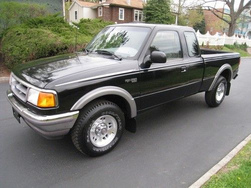 1996 ford ranger xlt 4x4 extra cab low miles no reserve auction