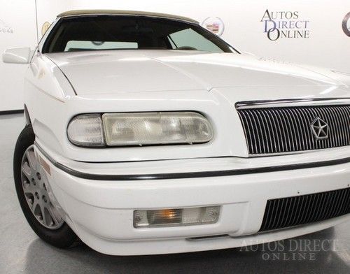 We finance 94 lebaron lx conv soft top low miles cd stereo cruise a/c 68k 3.0l