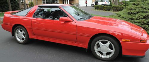 Toyota supra turbo, red,33,000 miles,one owner,automatic,6 cylinder