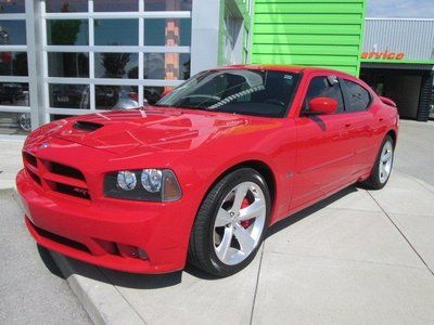 Srt 8 charger red leather 20 wheels leather hemi clear title sports car sedan