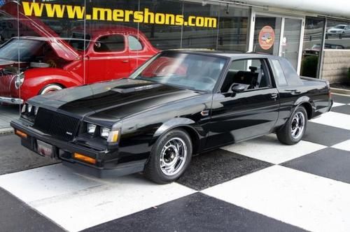 86 buick grand national 34k miles black with gray int